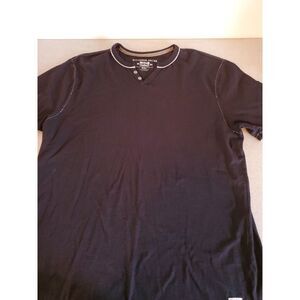 Alexander Julian‎ Shirt  Mens Sz 2XL Vintage Workwear Black Short Sleeve